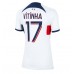 Paris Saint-Germain Vitinha Ferreira #17 Replika Borta matchkläder Dam 2023-24 Korta ärmar